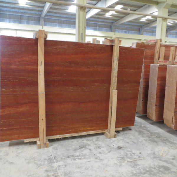 persiano red travertine